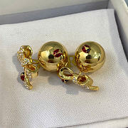 Dior Tribales Earrings Gold-Finish Metal, White Resin Pearls E4493WOMCY_D319 - 3