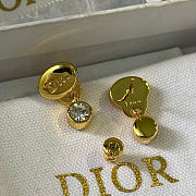 Dior Core Earrings Gold-Finish Metal and Crystals E4815WOMCY_D319 - 2