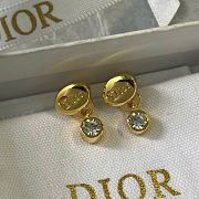 Dior Core Earrings Gold-Finish Metal and Crystals E4815WOMCY_D319 - 3