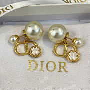 Dior Tribales Earrings Gold-Finish Metal, White Resin Pearls and Mother-of-Pearl E4596WOMMP_D301 - 2