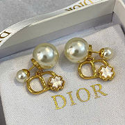 Dior Tribales Earrings Gold-Finish Metal, White Resin Pearls and Mother-of-Pearl E4596WOMMP_D301 - 4