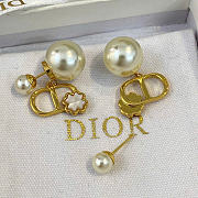 Dior Tribales Earrings Gold-Finish Metal, White Resin Pearls and Mother-of-Pearl E4596WOMMP_D301 - 3