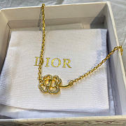 Dior CD Shiny Clover Bracelet Gold-Finish Metal and Crystals B3417WOMCY_D319 - 1