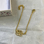 Dior CD Shiny Clover Bracelet Gold-Finish Metal and Crystals B3417WOMCY_D319 - 4