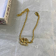 Dior CD Shiny Clover Bracelet Gold-Finish Metal and Crystals B3417WOMCY_D319 - 3