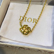 Dior CD Shiny Clover Bracelet Gold-Finish Metal and Crystals B3417WOMCY_D319 - 2