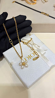 Dioriviera Brush & Bloom Necklace Gold-Finish Metal and Freshwater Pearls N3816WOMFW_D301 - 1