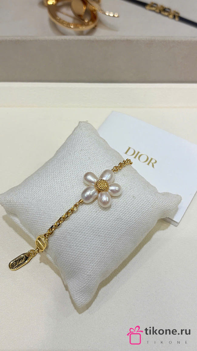 Dioriviera Brush & Bloom Bracelet Gold-Finish Metal and Freshwater Pearls B3422WOMFW_D301 - 1