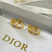 Dior CD Multi Flowers Stud Earrings Gold-Finish Metal E4850WOMMT_D300 - 2