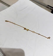 Dior CD Bow Bracelet Gold-Finish Metal and Crystal B3335WOMCY_D319 - 5