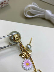 Dior Tribales Earrings Gold-Finish Metal, White Resin Pearls and Multicolor Lacquer E4594WOMLQ_D01X - 5