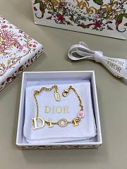 Dior Mini Daisy Bracelet Gold-Finish Metal, Crystals and Multicolor Lacquer B3298WOMLQ_D01X - 3