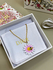 Dior Daisy Necklace Gold-Finish Metal and Multicolor Lacquer N3640WOMLQ_D345 - 4