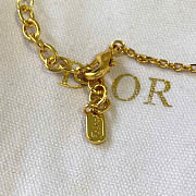 Dior Delicate Bow Necklace Gold-Finish Metal and Crystals N3649WOMCY_D319 - 5