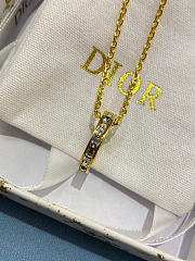 Dior Night Code Necklace Gold-Finish Metal, Crystals and Black Lacquer N3041WOMCY_D307 - 3
