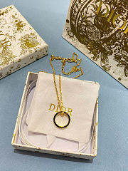 Dior Night Code Necklace Gold-Finish Metal, Crystals and Black Lacquer N3041WOMCY_D307 - 2