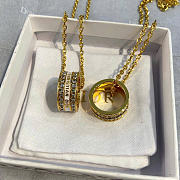 Dior Night Code Necklace Gold-Finish Metal, Crystals and Black/White Lacquer - 4