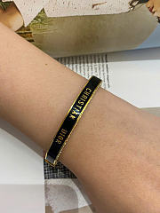 Dior Night Code Bangle Gold-Finish Metal, Crystals and Black Lacquer - 6