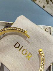 Dior Night Code Bangle Gold-Finish Metal, Crystals and Black Lacquer - 5