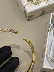 Dior Night Code Bangle Gold-Finish Metal, Crystals and White Lacquer - 3