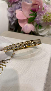 Dior Night Code Bangle Gold-Finish Metal, Crystals and Beige Lacquer B3070WOMLQ_D16E - 6