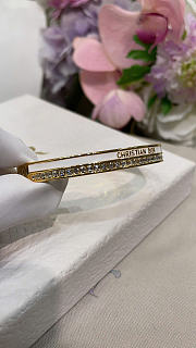 Dior Night Code Bangle Gold-Finish Metal, Crystals and White Lacquer B3070WOMLQ - 3