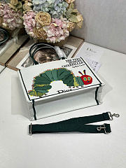 Medium Dior Book Tote with Strap Multicolor Book Cover Embroidery - 36x27.5x16.5cm - 6