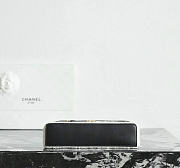 Chanel Vanity with Chain Tweed Calfskin & Gold-Tone Metal White & Black - 19.5x17x5cm - 2