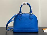 LV Alma BB Epi Leather Ocean Blue M29125 - 23.5x17.5x11.5cm - 4