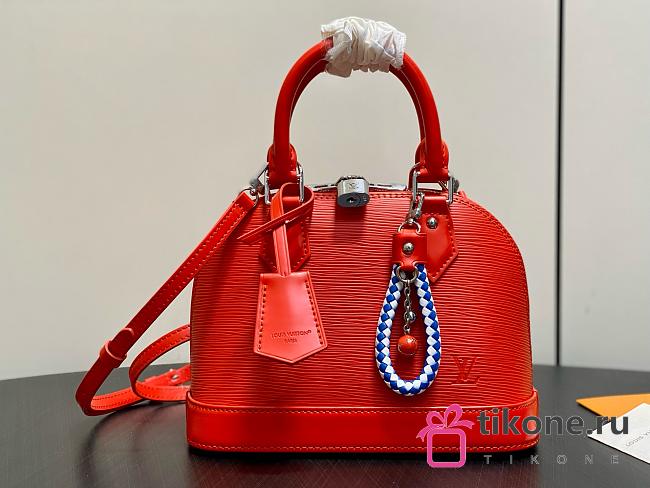 LV Alma BB Epi Leather Orange California M28903 - 23.5x17.5x11.5cm - 1