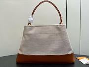 LV Capucines Weekender Canvas and Smooth Leather Brown M28439 - 43.5x15.5x16cm - 2
