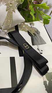 Dior Twist Bow Black Grosgrain 45DTC952E132_C900 - 2
