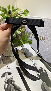 Dior Twist Bow Black Grosgrain 45DTC952E132_C900 - 6