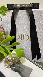Dior Twist Bow Black Grosgrain 45DTC952E132_C900 - 3