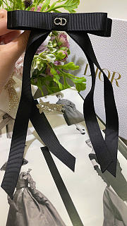 Dior Twist Bow Black Grosgrain 45DTC952E132_C900 - 5