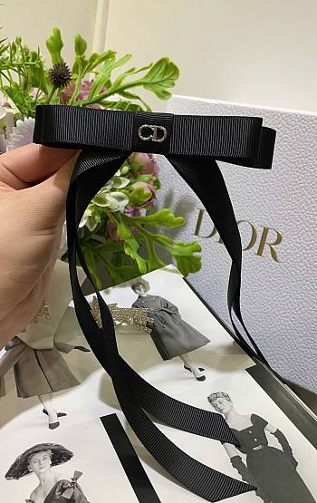 Dior Twist Bow Black Grosgrain 45DTC952E132_C900