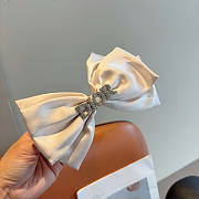 Dior Bow Hair Clip Silk  - 4
