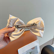 Dior Bow Hair Clip Silk  - 5