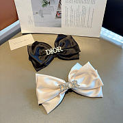 Dior Bow Hair Clip Silk  - 1
