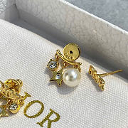 Dio(r)evolution Earrings Gold-Finish Metal, White Resin Pearls and Sparkling Crystals E1169DVORS_D301 - 6
