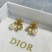 Dio(r)evolution Earrings Gold-Finish Metal, White Resin Pearls and Sparkling Crystals E1169DVORS_D301 - 5