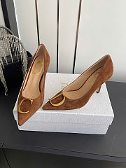 Dior Initials Pump Brown Suede 10cm - 2