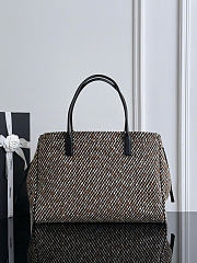 Chanel Large Tote Grained Calfskin Tweed & Gold-Tone Metal Black Multicolor AS6289 - 43x33x17.5cm - 2