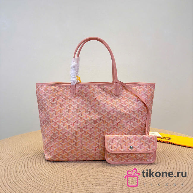 Goyardine Canvas Saint Louis GM Bag Powder Pink - 40x20x32cm - 1