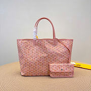Goyardine Canvas Saint Louis GM Bag Powder Pink - 40x20x32cm - 5