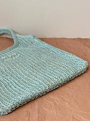 Miumiu Ivy Sequin Mesh Bag 5BG231 Anise - 40x35cm  - 3