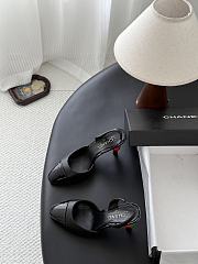 Chanel Slingbacks Lambskin & Patent Calfskin Black 85mm G47469 - 5