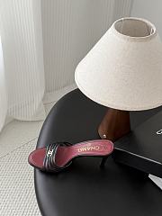 Chanel Mules Goatskin Black 60mm  - 2