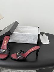 Chanel Mules Goatskin Black 60mm  - 6