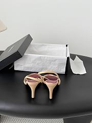 Chanel Sandals Goatskin Beige 60mm G47384 - 2